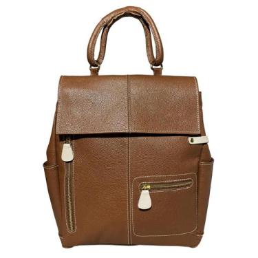 Imagem de Mochila Feminina Em Couro Porta Tablet Kindle Ipad Alça Regulavel - Ar