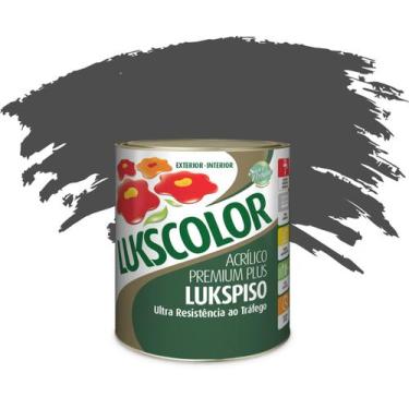 Imagem de Tinta Piso 900ml Lukspiso 1/4 Lukscolor, CINZA