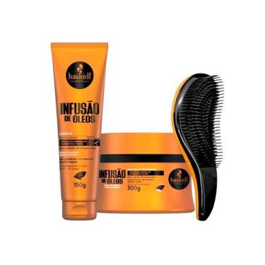 Imagem de Haskell Infusão De Óleos 300ml Máscara e Leave In +Escova
