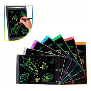 Imagem de Lousa Digital Colorida Caneta Criança Para Desenho Lcd - TOYS 2U