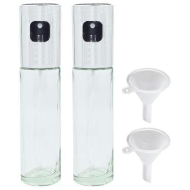 Imagem de 2 Galheteiros Spray Borrifador Temperos Azeite Vinagre 100ml - House O