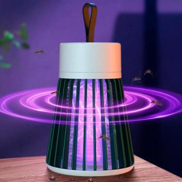 Imagem de Abajur Mata Mosquito Choque Elétrico Recarregável Usb - DESERT ECOM