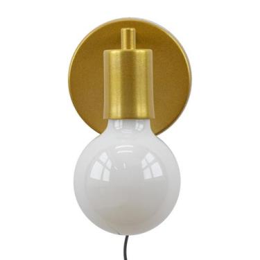 Imagem de 2X Arandela Cabeceira Parede Quarto Moderna Dourado P/E27 ST2684 - Sta