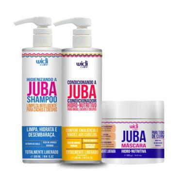 Imagem de Kit Widi Juba Shampoo 500ml, Condicionador 500ml e Máscara 500g - Widi