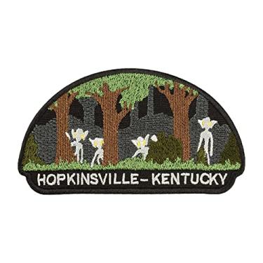 Imagem de EMBROVERSE Hopkinsville Goblins Patch - Bordado Kentucky EUA Cryptids - Adesivos de ferro - Tamanho: 11,7 x 6,6 cm