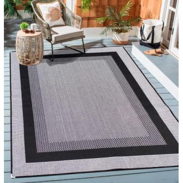 Imagem de Tapete Sala Quarto Moldura Sisal 200x150 Antiderrapante - Lancer, MOLD