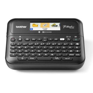 Imagem de Rotulador Brother eletrônico portátil, PTD610BT, Preto, Bluetooth