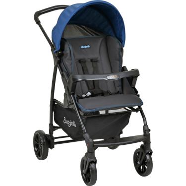 Imagem de Carrinho de Bebe Berço para Passeio Burigotto Ecco CZ Azul