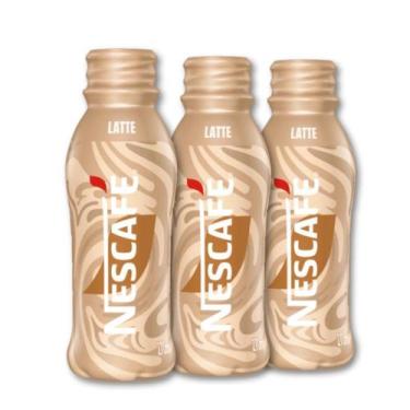 Imagem de Latte Nescafé Gelado Bebida Láctea Kit 3 un de 270ml