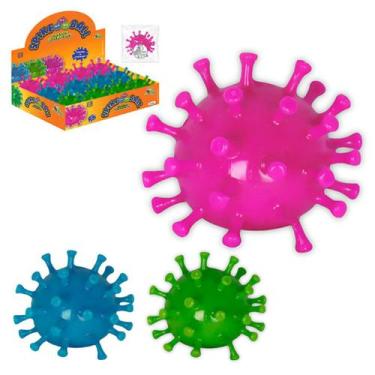 Imagem de Bola de Apertar Tentáculos Spike Ball Multicolorido 7cm - Art Brink