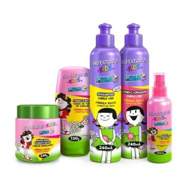 Imagem de Kit Kids Cabelo Liso Completo - 5 Produtos Bio Extratus