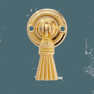 Imagem de Puxador franja articulado  - Artesanato &amp Co., Ouro Velho