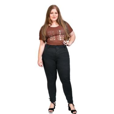 Imagem de Calça Feminina Plus Sarja Skinny - Razon Jeans, 50