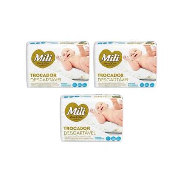 Imagem de Kit 03 Trocador infantil Descartável C5 Love Care  Mili - Mili Sa