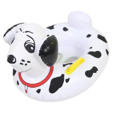 Imagem de Boia Infantil Bebe Pezinho Menino Menina Dálmatas Fralda