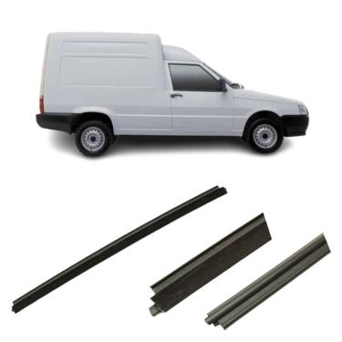 Imagem de Pestana Vidro Borracha Externa Porta Direita Fiorino Todas [F103]