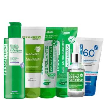 Imagem de Kit Skincare Completo para Peles Oleosas e com Acne com Protetor Solar