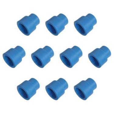 Imagem de KIT 10x Luva de Redução 50 x 25 mm PPR Azul para Rede de Ar Comprimido