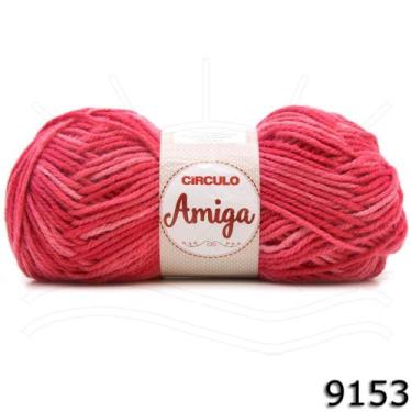 Imagem de Fio Amiga Círculo Mesclado 100g, 9153 CABARÉ