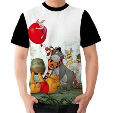 Imagem de Camiseta Camisa Ads  Ursinho Pooh Tigrão Ló Coelho Tigrão Leitão 1 - F