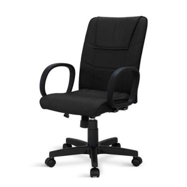 Imagem de Cadeira Diretor Venezia Giratória Relax 5033 Com Braços 0077 Preta - F