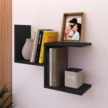 Imagem de Prateleiras para Livros Madeira Nicho Livreiro Multiuso Organizadora P