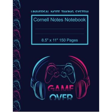 Imagem de Cornell Notes Notebook Universal Note Taking System 8.5" x 11" 150 Pages: Game Cornell Note Notebook For Students At School And University. College ... Nice Gift For Returning To School or Univers