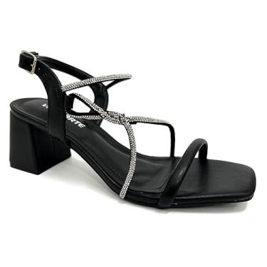 Imagem de Sandália Via Marte Salto Bloco 171-014-01 Preto