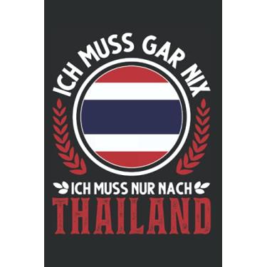 Imagem de Thailand Notizbuch: Thailand Urlaub Bangkok Reise Pattaya / 6x9 Zoll / 120 gepunktete Seiten Seiten
