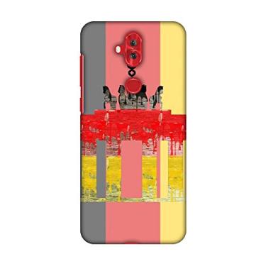 Imagem de AMZER Capa rígida Snap On Slim Designer com kit de limpeza de tela para Asus Zenfone 5 Lite ZC600KL - Portão de Brandemburgo - Bandeira da Alemanha