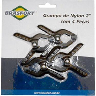 Imagem de Grampo Nylon 2'' C/4 Brasfort 7352 - RAYCO