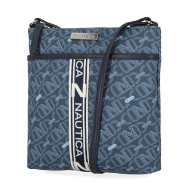 Imagem de Nautica Bolsa tiracolo Lakeside Signature Jaquard North South, Jeans vinculado, One Size