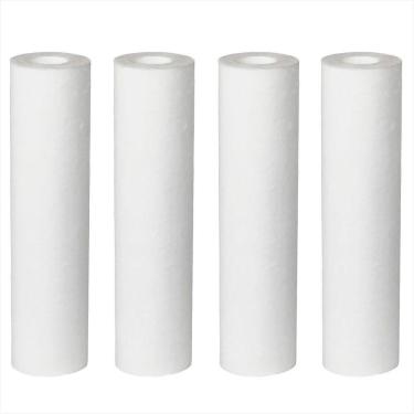 Imagem de Kit 4 Filtro Refil Pou Cavelete Polipropileno Liso 9 3/4 20