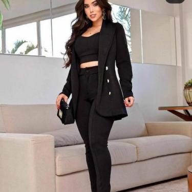 Imagem de Conjunto de  Ponto  Roma Moda Feminina Tendência  - Nanda Fashion Bout