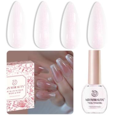 Imagem de AZUREBEAUTY Esmalte de unhas com glitter de secagem rápida, vegano, verniz natural para salão de beleza, conjunto de presente para mulheres, meninas, 1 peça, 10 ml