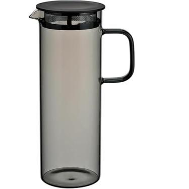 Imagem de Hario Jarro de cerveja fria de vidro colorido, cinza 800 ml