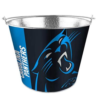 Imagem de Boelter Brands Balde NFL Carolina Panthers com design Hype de 5 litros, cores do time, tamanho único