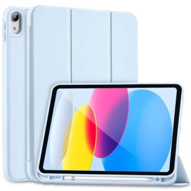 Imagem de Capa Smart compatível com iPad 10ª geração com suporte para Pencil - S