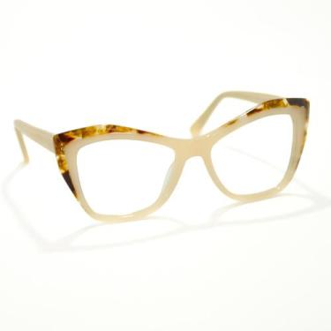 Imagem de Armação para Óculos de Grau Feminino Cat Eye / Gatinho - Rh luxo - RhL