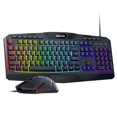 Imagem de Teclado e mouse para jogos Redragon S101 RGB retroiluminados