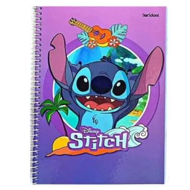 Imagem de Caderno Universitário Lilo & Stitch Disney 15 Máterias - Jandaia