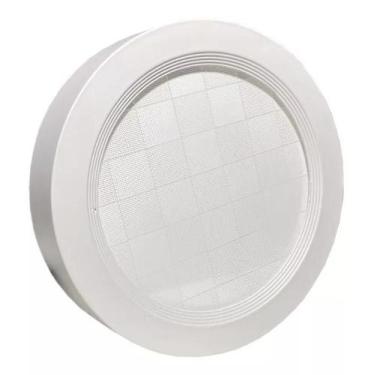 Imagem de Plafon Led 12w 3d Sobrepor Redondo Bivolt Residencial - MB, Luz Branca