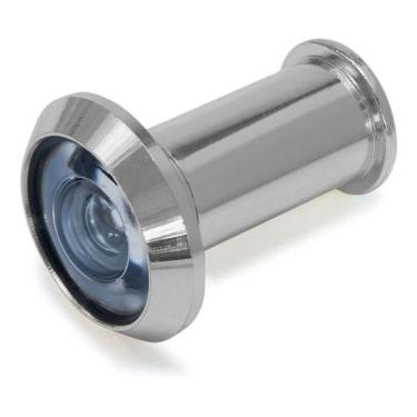 Imagem de Visor Olho Mágico Para Portas Cromado 16mm - 200° - Fertak