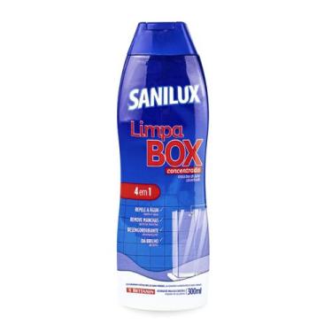 Imagem de Limpa Box Vidro Sanilux Ação 4 em 1 Desengordurante 300ml - Bettanin