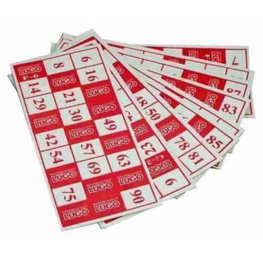 Imagem de Super Bingo Lugo Jogo Divertido 48 Cartelas Globo Com Numeros