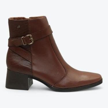 Imagem de Bota Pegada em Couro Feminina 28235302 Cor:;Tamanho:36-Feminino