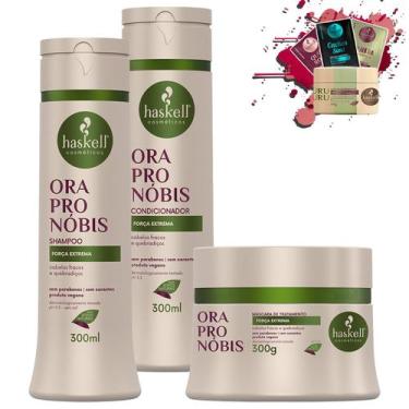 Imagem de Kit Haskell Ora Pro Nóbis 300ml - 3 Itens