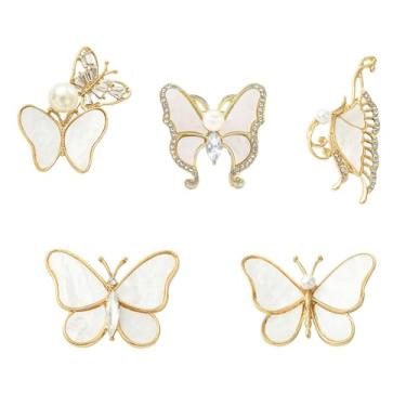 Imagem de Ipotkitt Broche de estilo misto, fruta, cereja, morango, borboleta, alfinetes, para broches, vestido, suéter, acessórios, Sem Pedra Preciosa