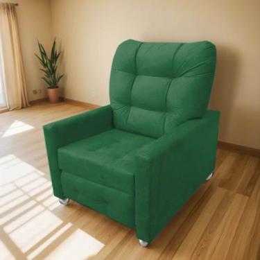 Imagem de Poltrona Reclinável Sabrina Conforto e Estilo para Todos os Ambientes 