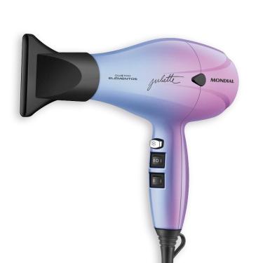 Imagem de Secador de Cabelo Mondial By Juliette SCPJU03 2000W - Rosa/Azul